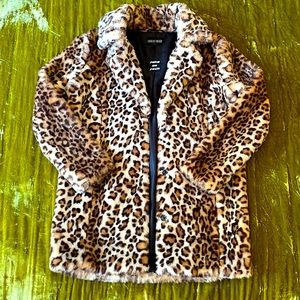 Poshmark leopard coat Clearance